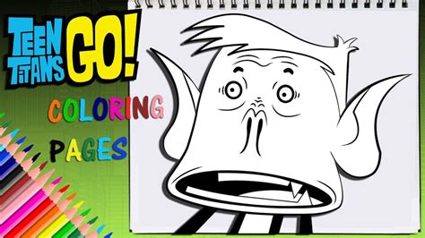 Teen Titan Go Beast Boy Funny Face Coloring Pages by PlAyHoUsE305 on ...