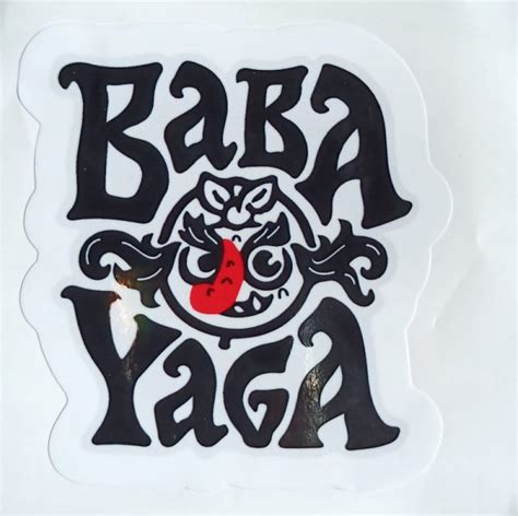 Baba Yaga Babushka Sticker - Decal Patch - Co