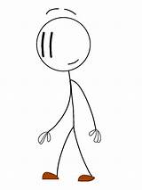 Simple Stickman coloring Page sketch template
