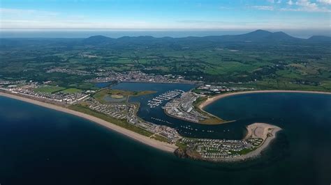 Pwllheli Aerial View 2017 - YouTube