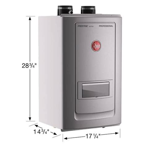 Rheem Prestige Condensing 11GPM Indoor Natural Gas Tankless Water ...