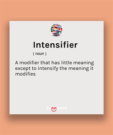 Intensifier Definition | Meant to be, Words, Nouns