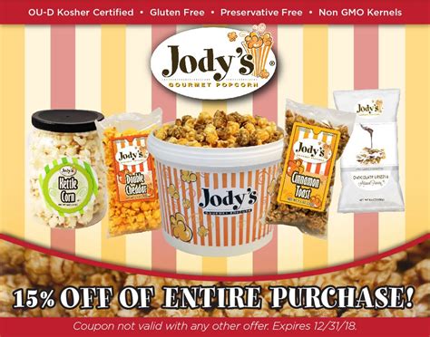 Jody's Gourmet Popcorn