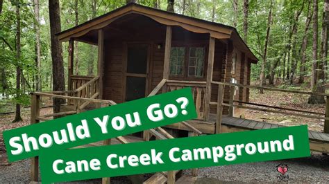 Tour The Rustic Cabins at Cane Creek Campgound - YouTube