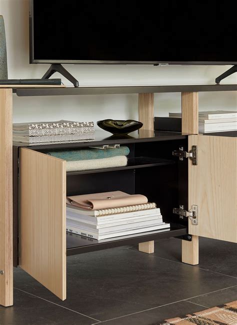 The Media Console | Modern TV Console with Optional Storage