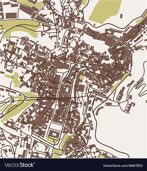 Map city perugia umbria italy Royalty Free Vector Image