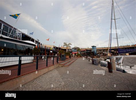 The Knysna waterfront in Knysna, Western Cape, South Africa Stock Photo ...