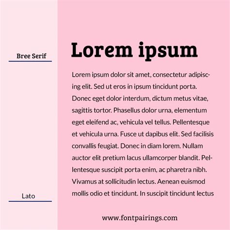 Lato Font Pairing - fontpairings.com