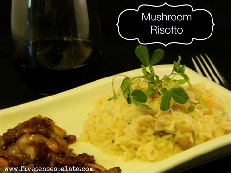 Lion’s Mane Mushroom Risotto | Five Senses Palate