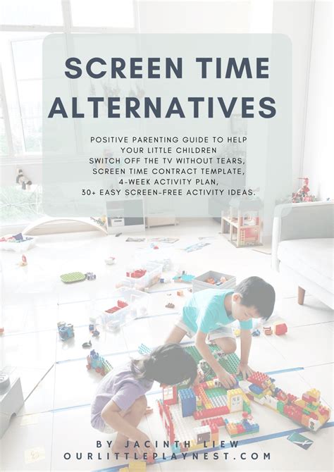 Screen time Alternatives Guide | Our Little Playnest