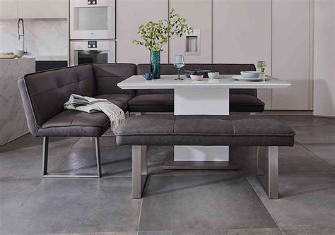 Central Park Dining Table, Corner Bench and Standard Bench Multi-saver Set - Furniture Village