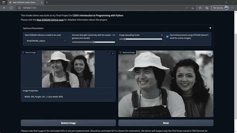 Real-ESRGAN Demo for Image Restoration and Upscaling - CS50P Final Project - YouTube