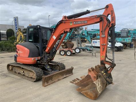 2012 KUBOTA U55-4 U55-4 1D TRACK MOUNTED EXCAVATOR - JHFD5092805 - JUST ...