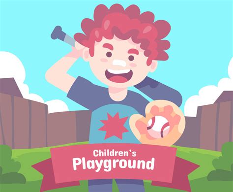 Children Playground Illustration