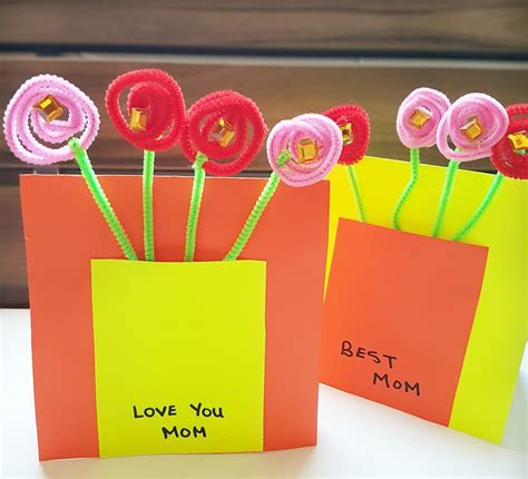 Mother’s Day cards with 3D Flowers