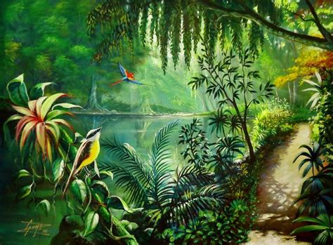 Mayan Rainforest | Jungle art, Jungle mural, Jungle painting