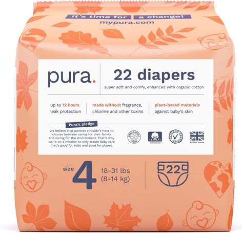 Amazon.com: DYPER Viscose from Bamboo Baby Diapers Size 4 + 1 Pack Wet ...