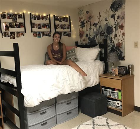 Dorm Room @ The University of Texas, San Marcos | College dorm room decor, Dorm room inspiration ...