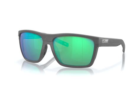 Costa Del Mar Pargo Sunglasses with Net Dark Gray Frame and Green Miror Lenses | Sportsman's ...