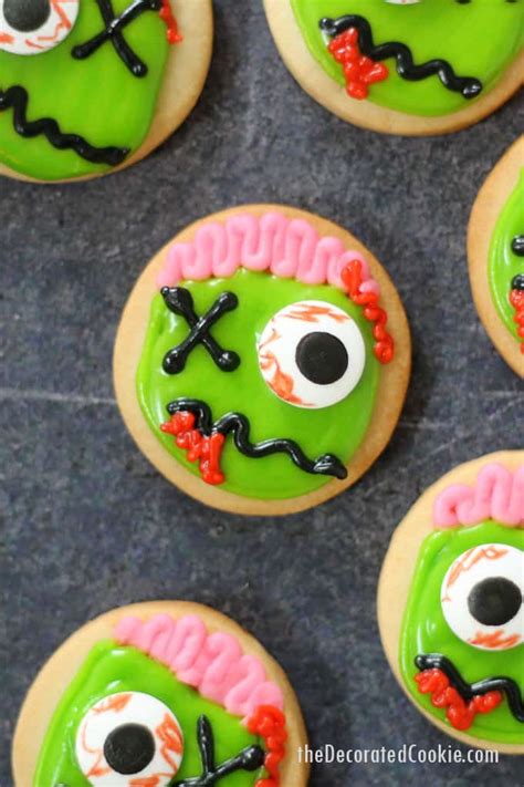 ZOMBIE COOKIES: Fun Halloween party treat with video how-tos.