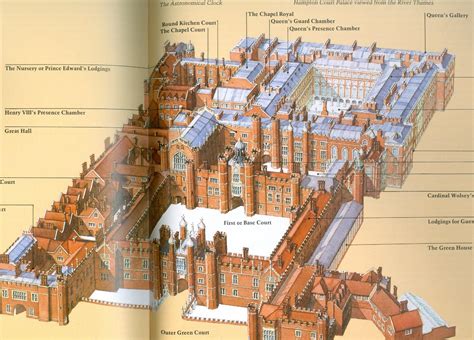 Hampton Court Palace Map | Explore the Tudor Architecture