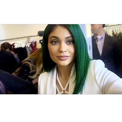 Kylie Jenner Green Hair | Allure