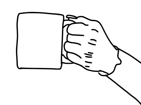 Download Hand, Cup, Drawing. Royalty-Free Vector Graphic - Pixabay