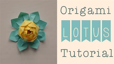 Origami Lotus Tutorial