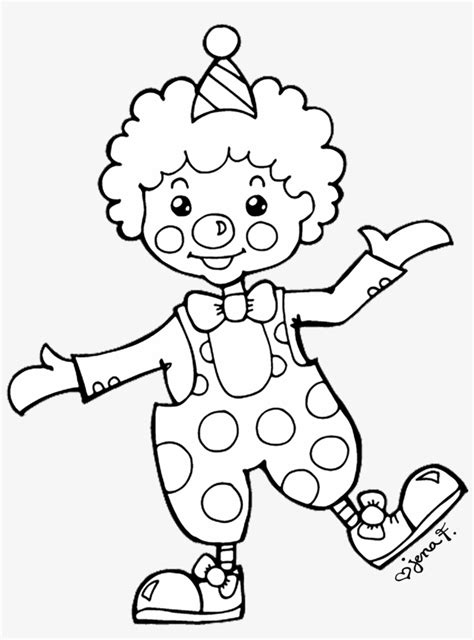 Circus Clown Clipart Black And White - Clip Art Black And White Clown Transparent PNG ...