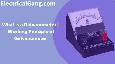 Galvanometer How It Works