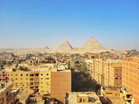 View from our Airbnb - Giza, Egypt : travel