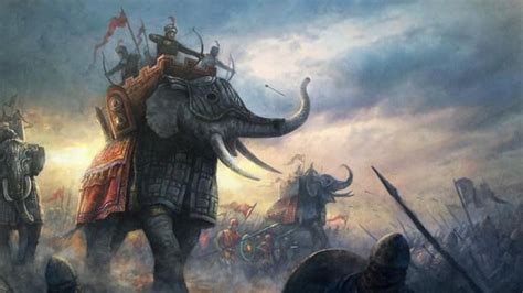 War elephant, War art, War artwork