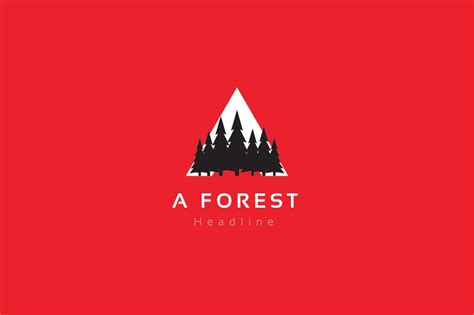 A Forest logo template. | Branding & Logo Templates ~ Creative Market