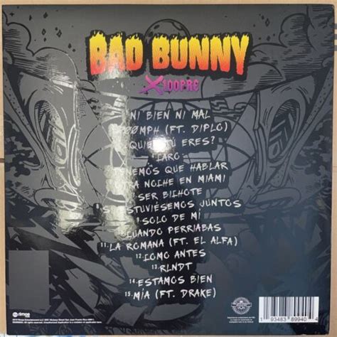 Bad Bunny - X 100PRE Limited Edition Green & Black Swirl Colored Vinyl ...