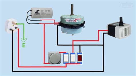 Air cooler wiring - YouTube