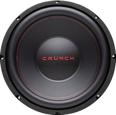 Crunch 12 Inch 800 Watt MAX 4 Ohm Dual Voice Coil Car Subwoofer Speaker ...