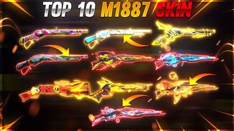 BEST M1887 SKIN IN FREE FIRE || TOP 10 BEST M1887 SKIN FREE FIRE || WHICH IS BEST M1887 SKIN ...