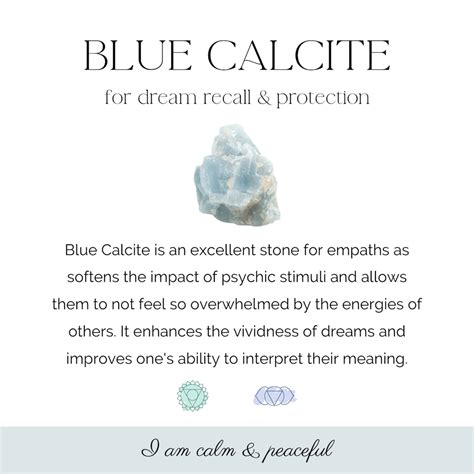 Blue Calcite Crystal Tumblestones | Communication Psychic Ability Crystals