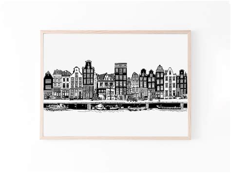 print 'Amsterdam Black and White' - ELLES Art & Wallcoverings - Home