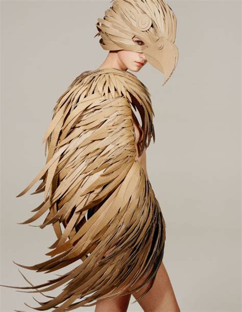 Look at head (With images) | Bird costume, Bird fashion, Recycled costumes