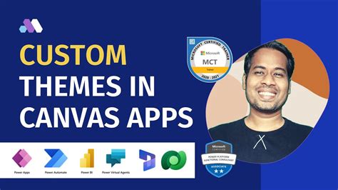 How to create Custom Themes for Canvas Apps - Configuration and Demo - YouTube