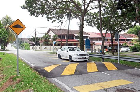 Standardising speed bumps | The Star