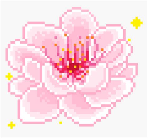 Thumb Image - Flower Pixel Art Gif, HD Png Download is free transparent png image. To explore ...