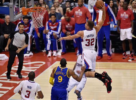 Blake Griffin dunking on the Warriors. : r/NBAimages