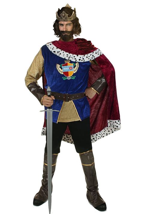 Adult Mens Noble King Medieval Halloween Fancy Dress Costume Outfits - Medieval Renaissance ...