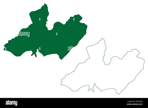 Dimapur district (Nagaland State, Republic of India) map vector ...