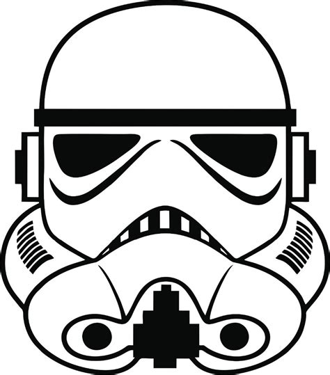 Stormtrooper Helmet Vector at GetDrawings | Free download