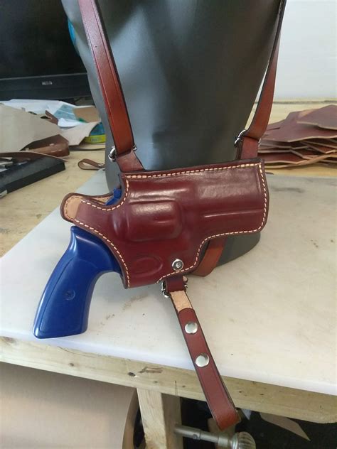 Ruger GP 100 4shoulder Holster With Dual Speed Loader Right Handed Made ...