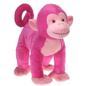 Buy Pink Standing Monkey Plush Stuffed Animal Toy by Fiesta Toys - 16.5" Online at Low Prices in ...