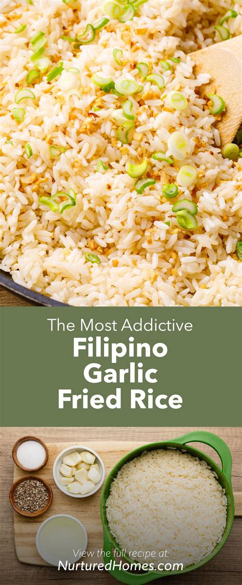 Authentic Filipino Garlic Fried Rice (Sinangag) - Nurtured Homes